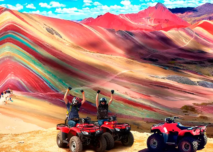 Rainbow mountain ATV tour