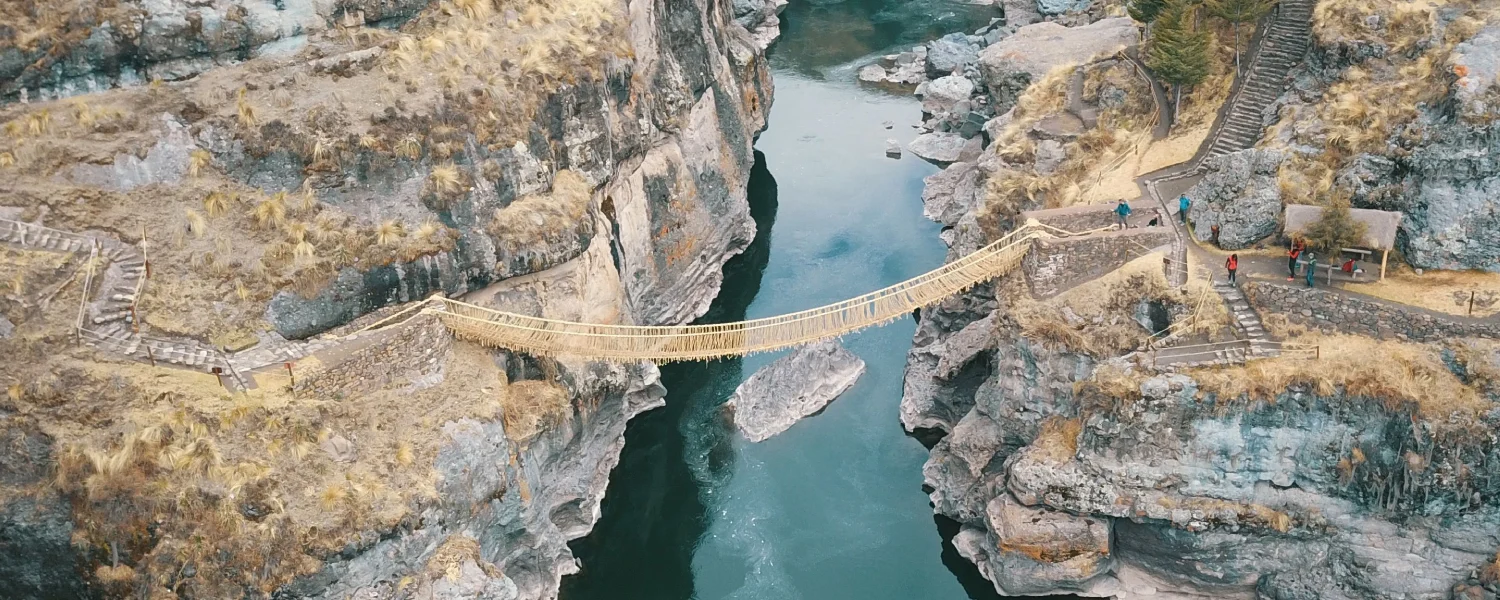 Inca rope bridge