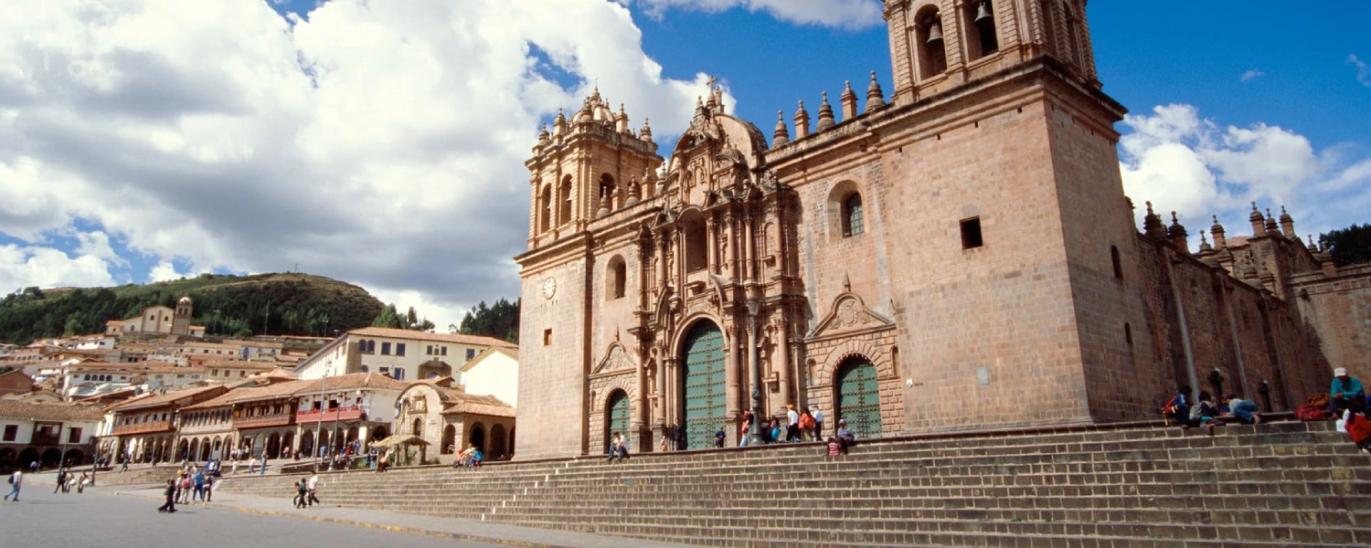 Main cathedral in cusco peru