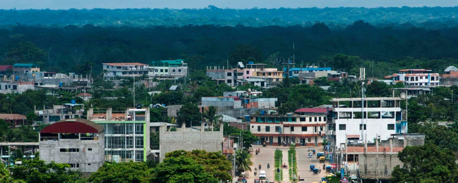 Vibrant view of Puerto Maldonado.