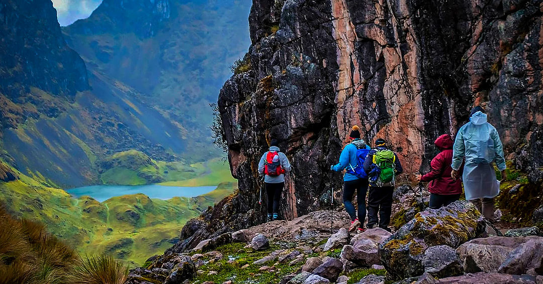 Glacial lakes and stunning mountain peaks on the Lares Valley Trek with Peru Grand Travel
