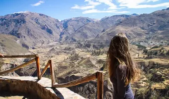 Colca canyon part of Tour Wonderful Peru 12 days