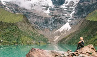 traveler in cusco humantay lake