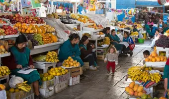 Discover the famous San Pedro Market in Cusco.